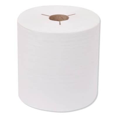 Tork Premium Hand Towel Roll, Notched, 1-Ply, 8 x 600 ft, White, 720 Sheets/Roll, 6 Rolls/Carton (TRK8030630)