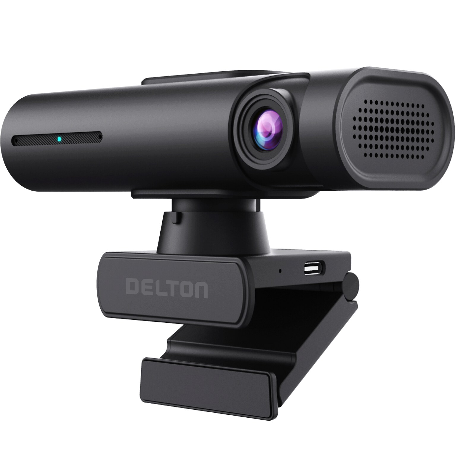 Delton AIC60 UHD 4K Face Tracking and Gesture Controls Webcam, 8.3 Megapixels, Black, (DCAIC60)