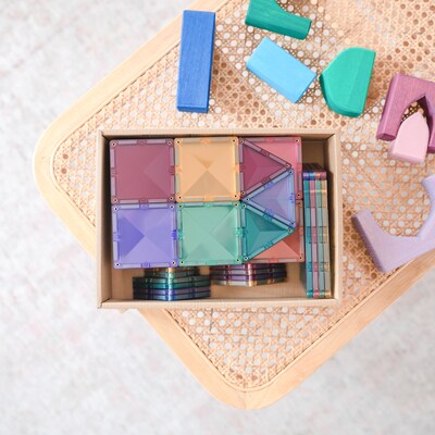Connetix Magnetic Tiles Pastel Starter Pack, 64 Pieces (CNTP00064ST)