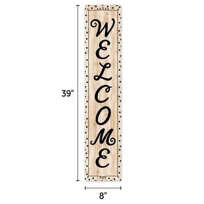 Creative Teaching Press Black, White, and Wood Welcome Banner, 3/Pack (CTP10937-3)