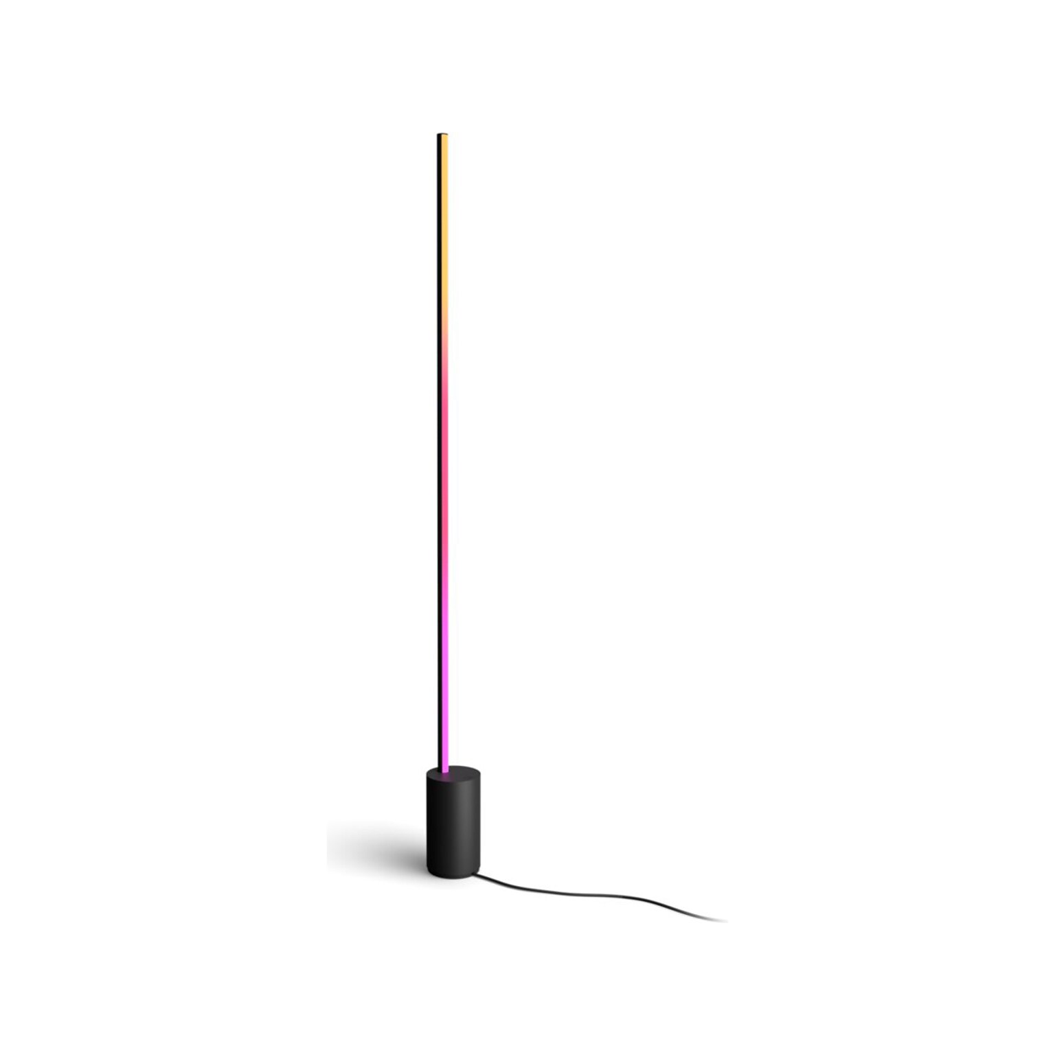 Philips Gradient Signe 57.4 LED Matte Black Floor Lamp with Stick Shade  (569103)