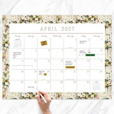 2027 TF Publishing Artisan Legacy 17" x 12" Monthly Desk or Wall Calendar, Multicolored (27-8502)