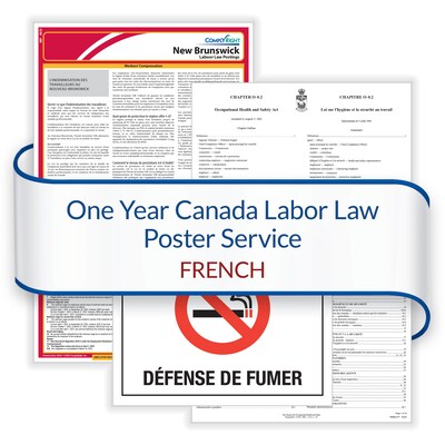 ComplyRight Canada Federal and Province (French) - Subscription Service, New Brunswick (U1200FCANNBF