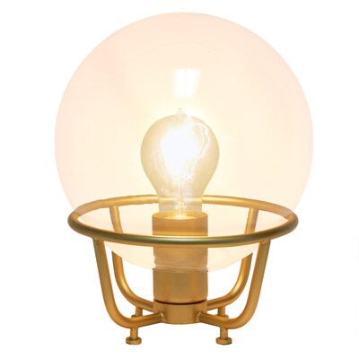Lalia Home Old World Globe Glass Table Lamp, Matte Gold (LHT-5032-MG)