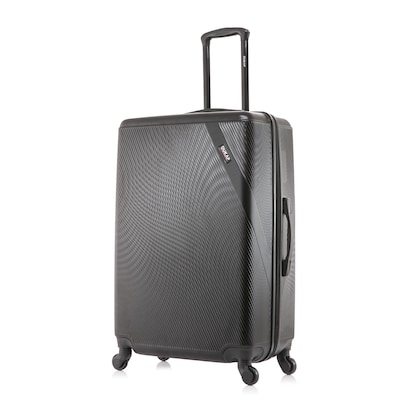 DUKAP Discovery 29.52 Hardside Suitcase, 4-Wheeled Spinner, TSA Checkpoint Friendly, Black (DKDIS00L-BLK)