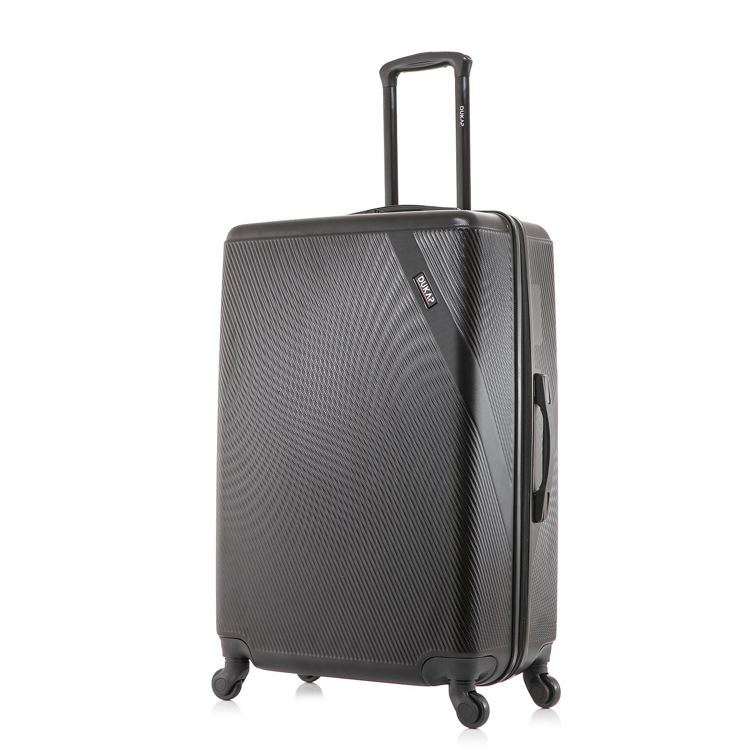 DUKAP Discovery 29.52 Hardside Suitcase, 4-Wheeled Spinner, TSA Checkpoint Friendly, Black (DKDIS00L-BLK)