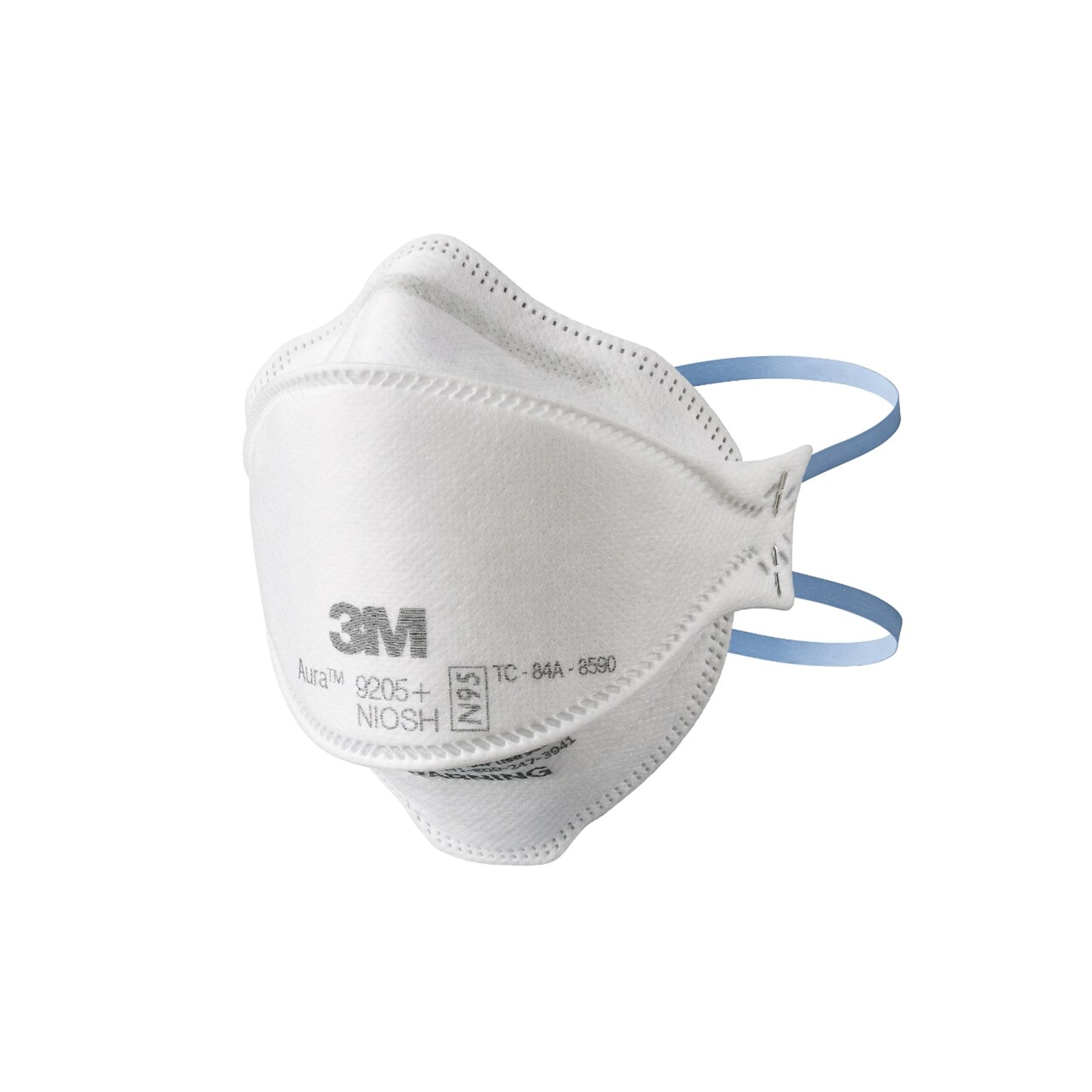 3M Aura N95 Particulate Respirator, White, 20/Pack (9205P-20-DC)