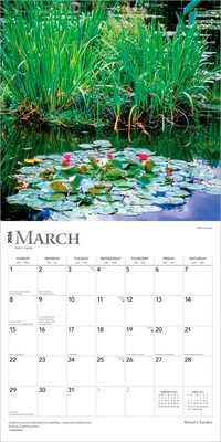 2026 BrownTrout Monet's Garden 12" x 12" Monthly Wall Calendar (9798330704675)