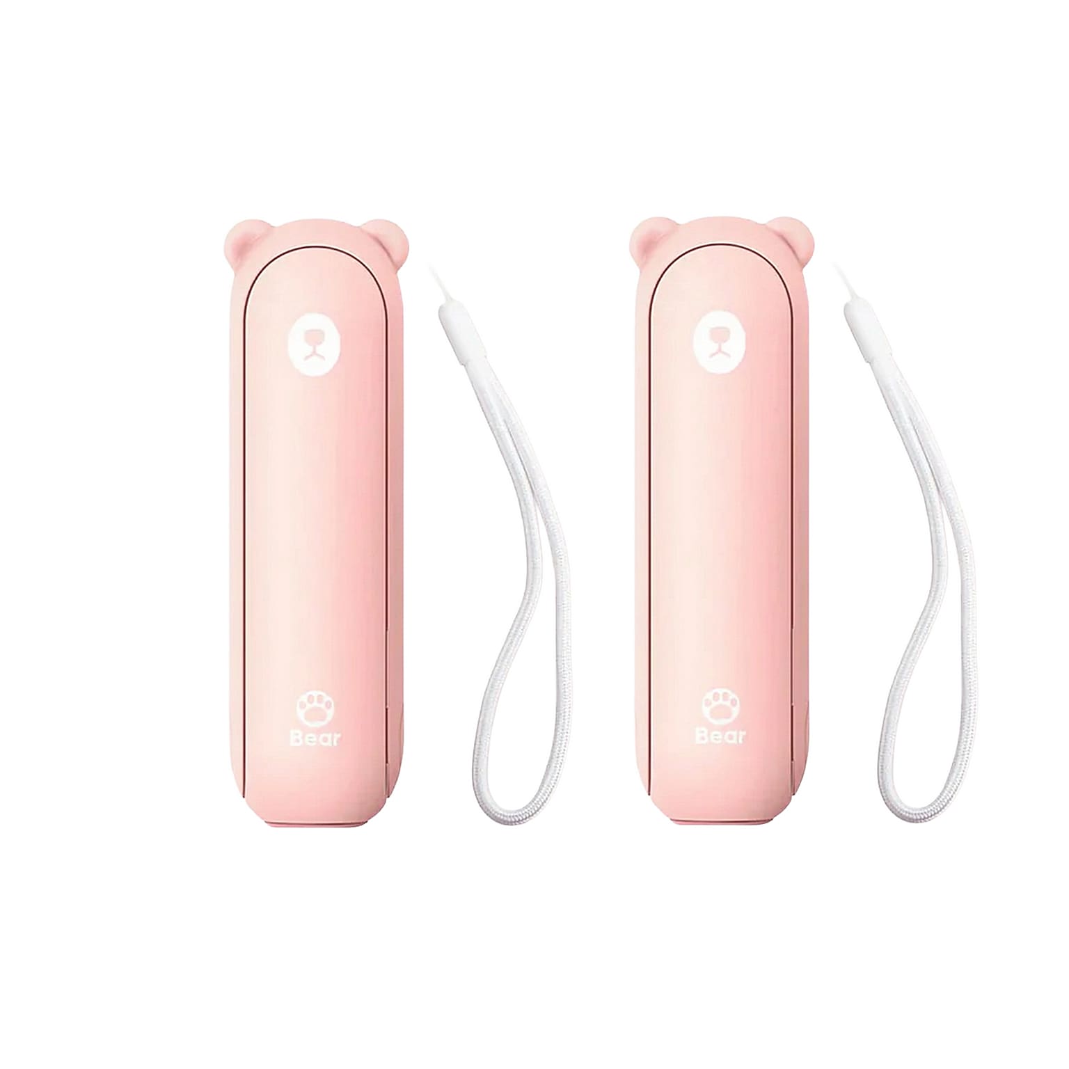 JisuLife Handheld Fan, Pink (FHL08ROPK-KIT-2)