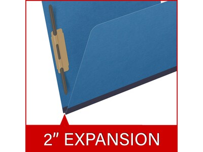 Medical Arts Press Pressboard Classification Folder, 2" Expansion, Letter Size, Royal Blue, 25/Box (DV-T42-02-3RBL)