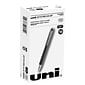 uni Jetstream RT Retractable Ballpoint Pen, Medium Point, 1.0mm, Black Ink, Dozen (73832)