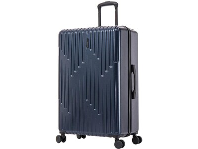 InUSA Drip 32.31" Hardside Suitcase, 4-Wheeled Spinner, Blue (IUDRI00L-BLU)