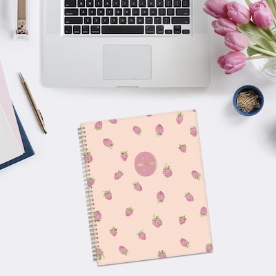 2026-2027 Blue Sky 8" x 11" Academic Year Weekly & Monthly Planner, Plastic Cover, Berry Rose (161384)