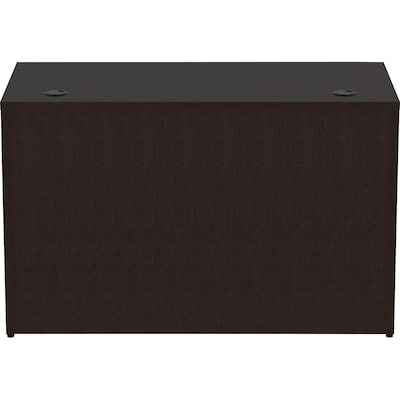 Lorell Essentials Series 48" W Desk Shell, Espresso (LLR18210)