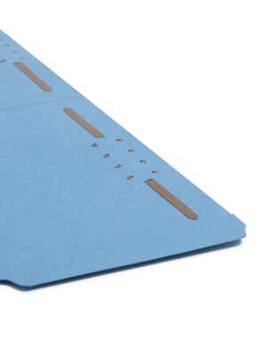 Smead Card Stock Classification Folders, Reinforced 1/3-Cut Tab, Legal Size, Blue, 50/Box (17040)