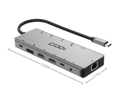 CODi 13-in-1 USB-C Multi-Port Docking Station (A01099)