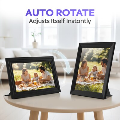 iFab 70P 10.1" Wi-Fi Digital Picture Frame with IPS Touchscreen, Black (IPF70PBK)