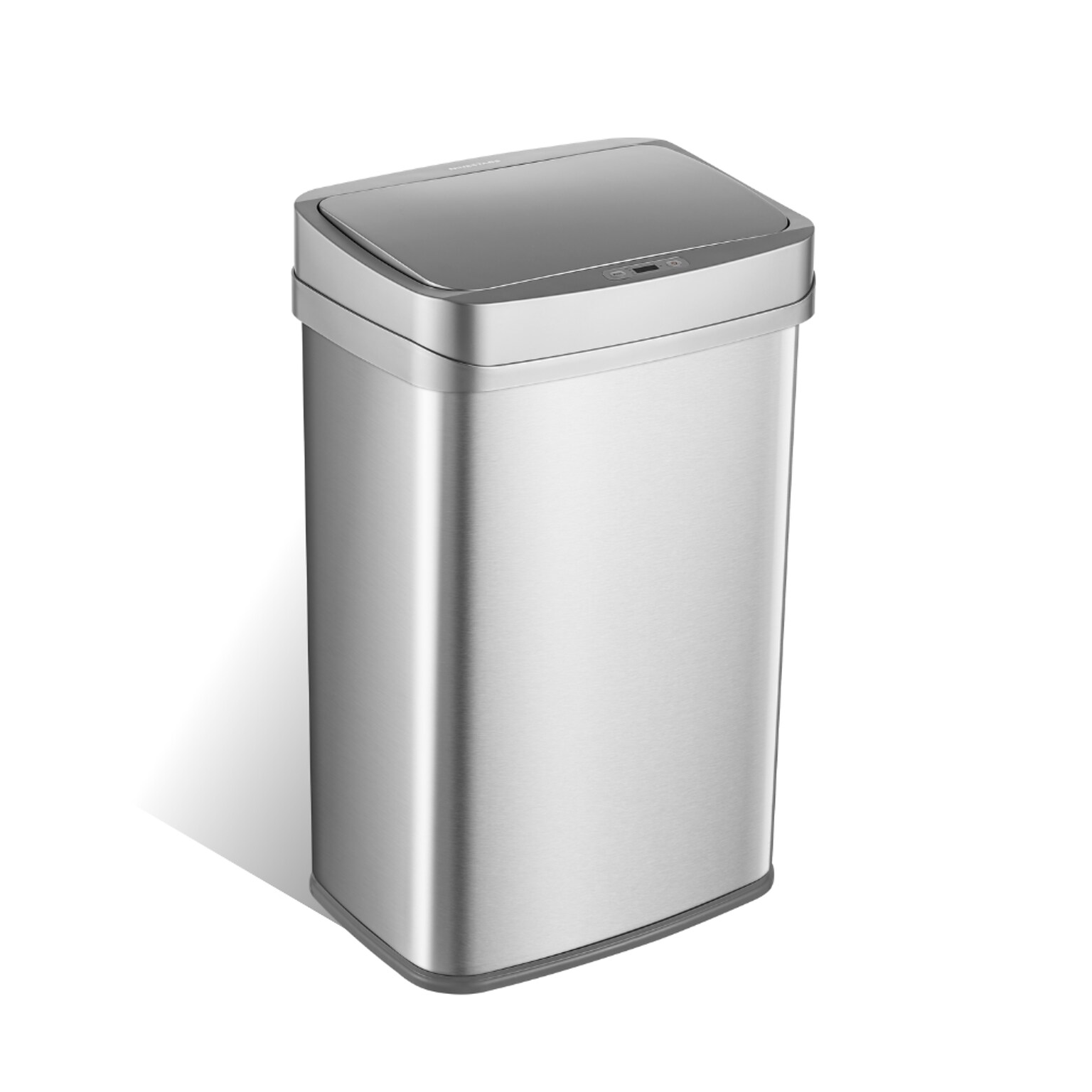 Nine Stars Nova Stainless Steel Motion Sensor Trash Can, 13.2 Gallon, Silver (ONT-50-81SL)