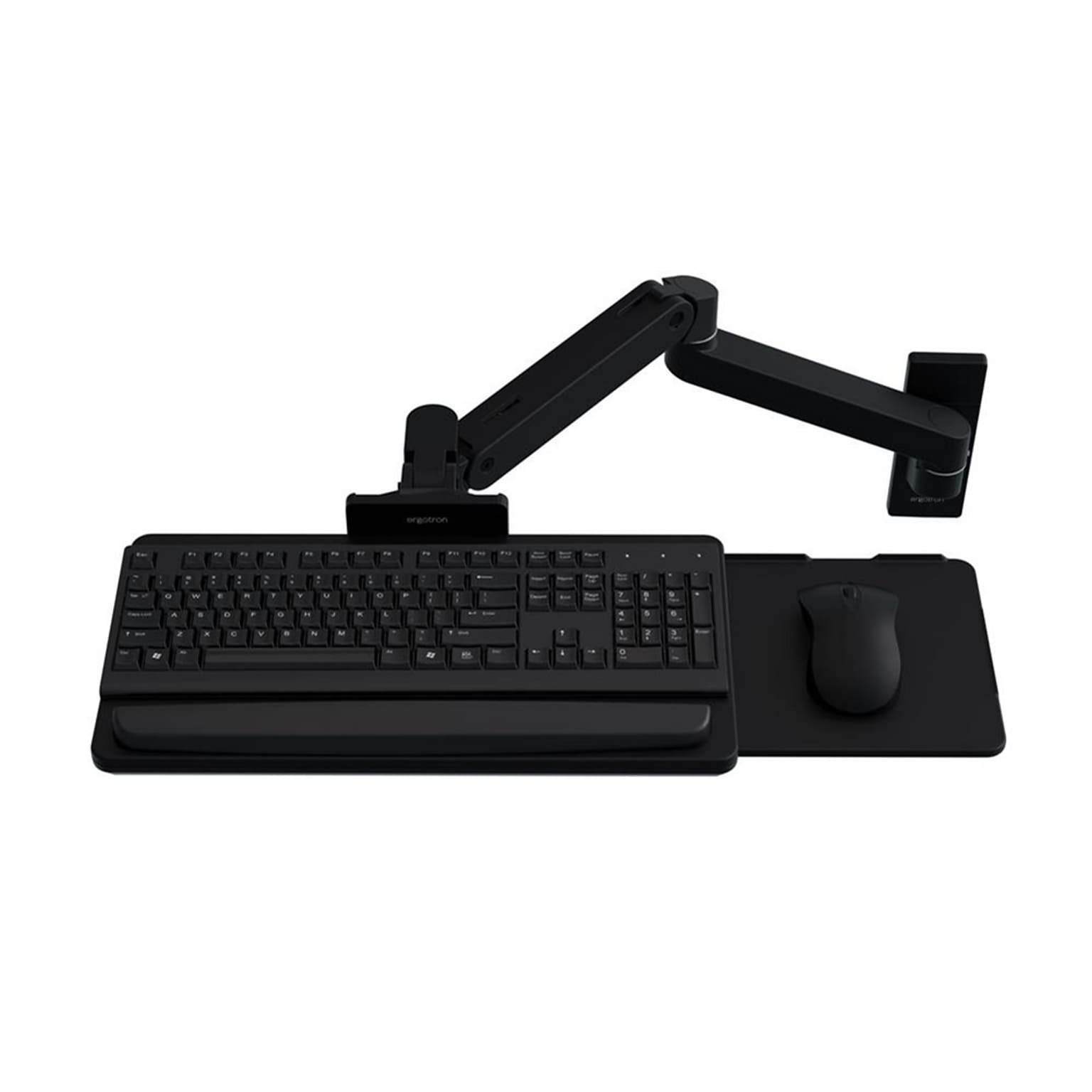 Ergotron LX Pro Adjustable Wall Mount Full-Sized Keyboard Arm, Black (45-685-292)