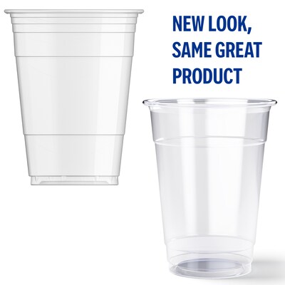 Perk™ Plastic Cold Cup, 16 Oz., Clear, 50/Pack (PK45562)