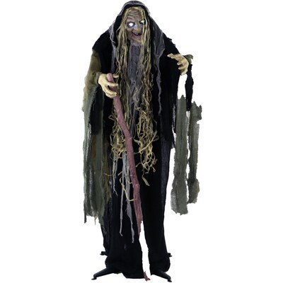 Haunted Hill Farm Life-Size Poseable Swamp Witch (HHWITCH-10FLSA)