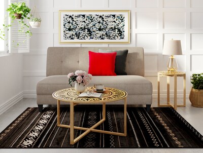 Adore Decor Dahlia Side Table, Natural (FUTB10103A)