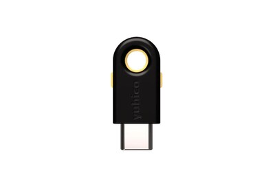 Yubico YubiKey 5C FIPS USB-C Security Key, Black (992-20005)