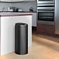 iTouchless Stainless Steel Round Sensor Trash Can with AbsorbX Odor Control System, Black, 13 Gal. (MT13RB)