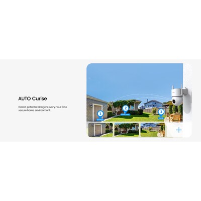 aosu Outdoor Smart Security Camera, White (C5E2CA11)