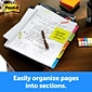 Post-it Tabs, 2" Wide, Solid, Assorted Colors, 24 Tabs/Pack (686-PLOY)