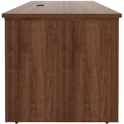 Lorell Essentials 60"W Sit to Stand Workstations Desk, Brown Walnut (LLR69640)