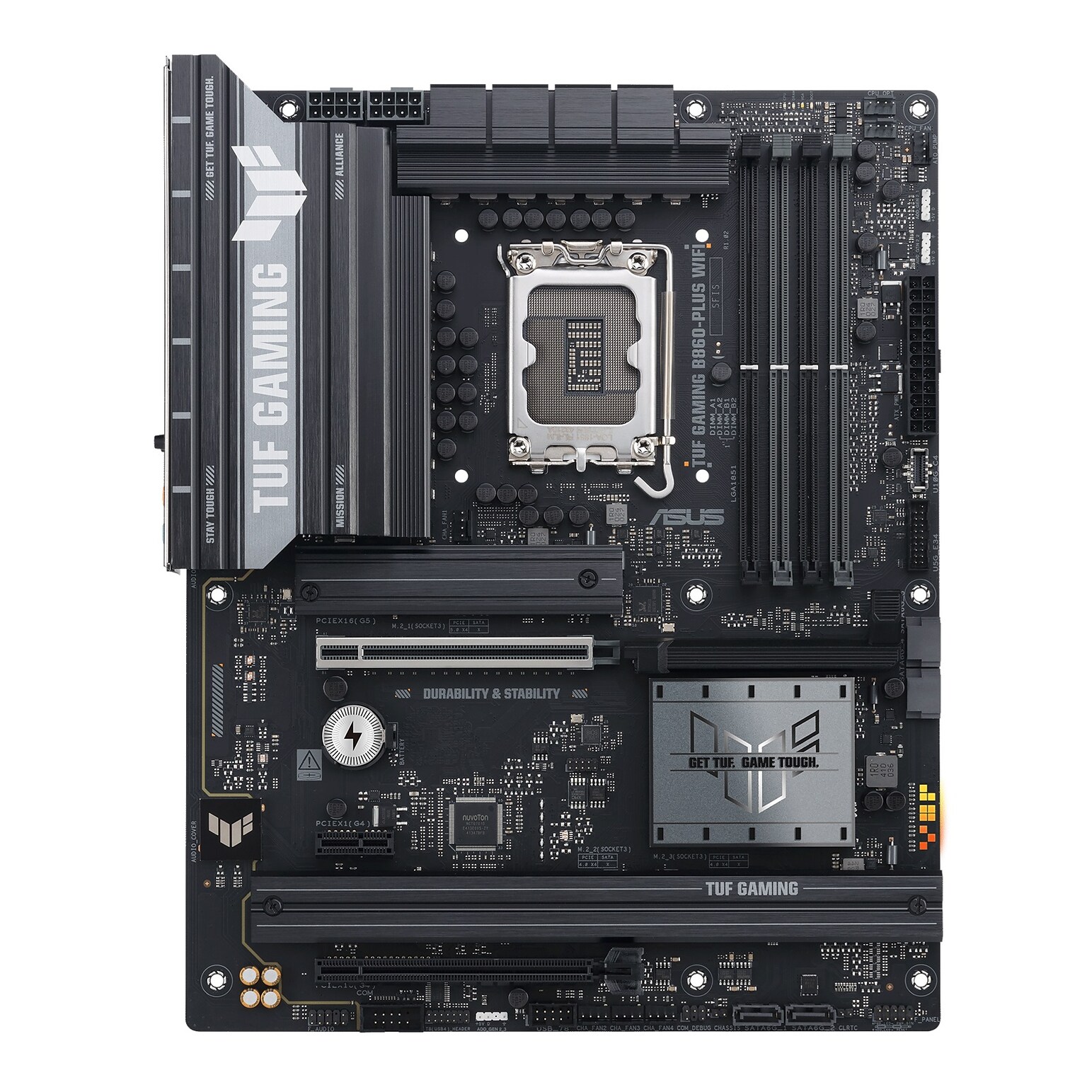 Asus TUF GAMING (Socket LGA1851) ATX Intel Core Ultra Motherboard (TUF GAMING B860-PLUS WIFI)