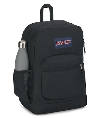 Jansport Cross Town Plus Laptop Backpack, Medium, Black (JS0A7ZNZ008)