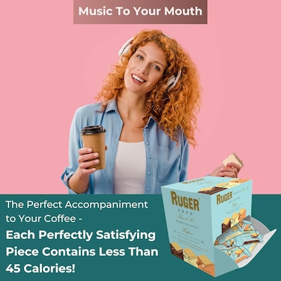 Ruger XOXO Assorted Bite Size Wafers, 96/Pack (RUG00378)