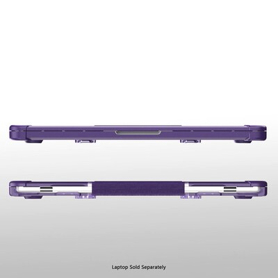 SaharaCase Heavy-Duty Raider Series 15" Laptop Case with Stand, Shock Absorbing, Purple Oasis (LT00058)