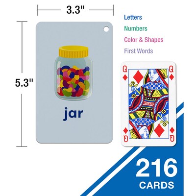Carson Dellosa Education Early Learning Flash Cards, 224/Pack (CD-734106)