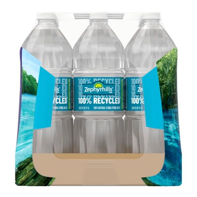 Zephyrhills 100% Natural Spring Water, 33.8 oz., 15 Bottles/Carton (11475332)