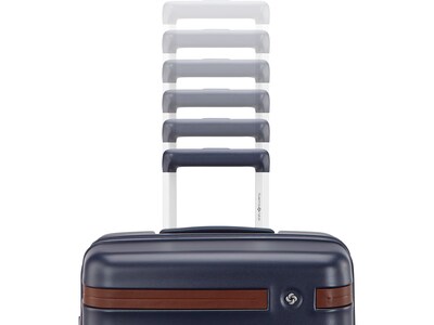 Samsonite Virtuosa 23" Hardside Carry-On Suitcase, 4-Wheeled Spinner, TSA Checkpoint Friendly, Navy (149176-1596)