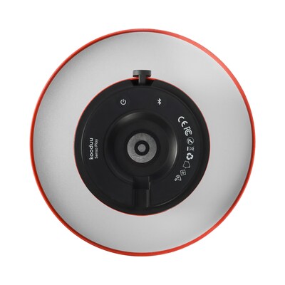 Kooduu Sensa Play 8.5" LED Speaker Lamp with USB Port, Orange (1203-08)