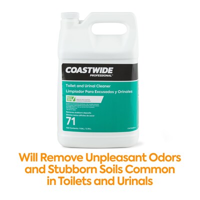 Coastwide Professional Toilet and Urinal Cleaner 71, 3.78L, 4/Carton (CW710001-A)