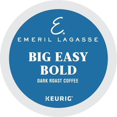 Emeril's Big Easy Bold Coffee Keurig® K-Cup® Pods, Dark Roast, 24/Box (PB4137)