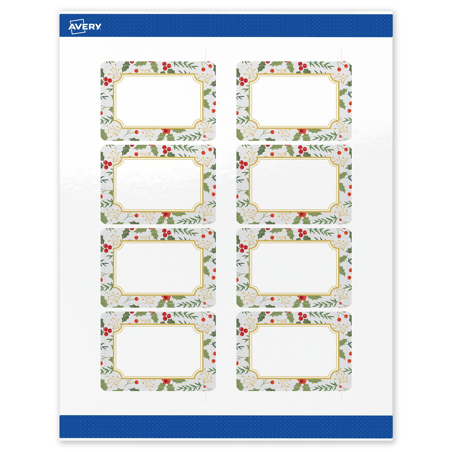 Avery Rectangle Multipurpose Labels, 2 x 3, White, 80/Pack (19479370459)