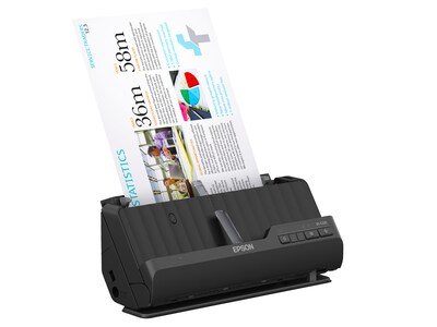 Epson WorkForce ES-C220 Duplex Sheetfed Scanner, Black (B11B272202)