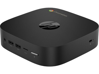 HP Chromebox G4 Desktop Computer, Intel Celeron 7305, 4GB Memory, 64GB SSD (8R2T3UT#ABA)