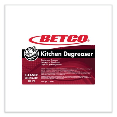 Betco Kitchen Degreaser, Characteristic Scent, 1 Gal. Bottle, 4/Carton (BET10120400)