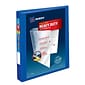 Avery Heavy Duty 1" 3-Ring View Binders, One Touch EZD Ring, Pacific Blue (79772)
