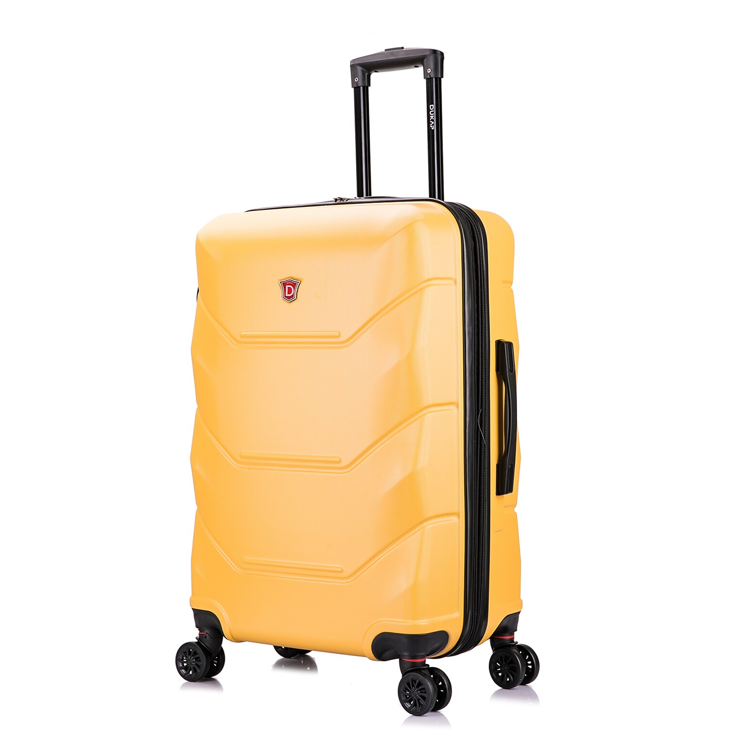 DUKAP Zonix 26 Hardside Suitcase, 4-Wheeled Spinner, TSA Checkpoint Friendly, Mustard (DKZON00M-MUS)
