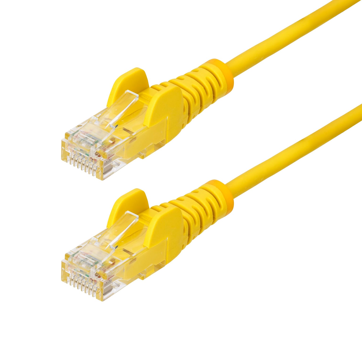 StarTech Slim 15 CAT6 Ethernet Cable, 28AWG, Yellow (N6PAT15YLS)