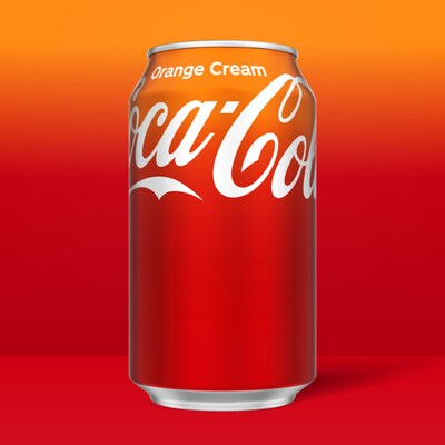 Coca-Cola Orange Cream Soda, 12 oz., 12 Cans/Pack, 2/Packs (49000558845)