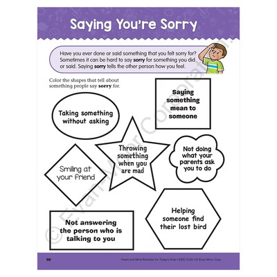 Evan-Moor Making Friends & Social Skills Bundle, Grade K Workbook, 2 Books/Set (EMC6278)